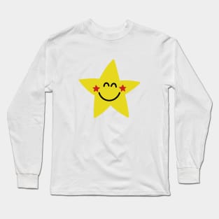 Big yellow star Long Sleeve T-Shirt